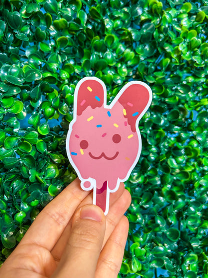 Bunny Popsicle Sticker