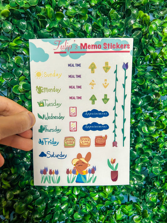 Tulip Garden Sticker Sheet