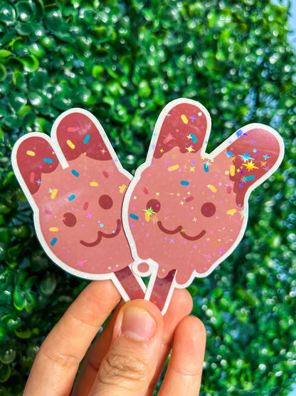 Bunny Popsicle Sticker