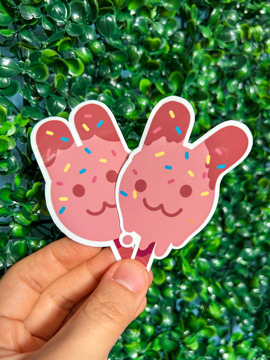 Bunny Popsicle Sticker