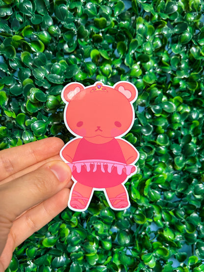 Beary Ballerina Sticker