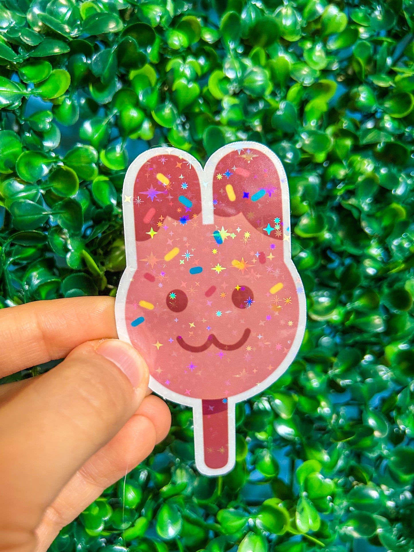 Bunny Popsicle Sticker