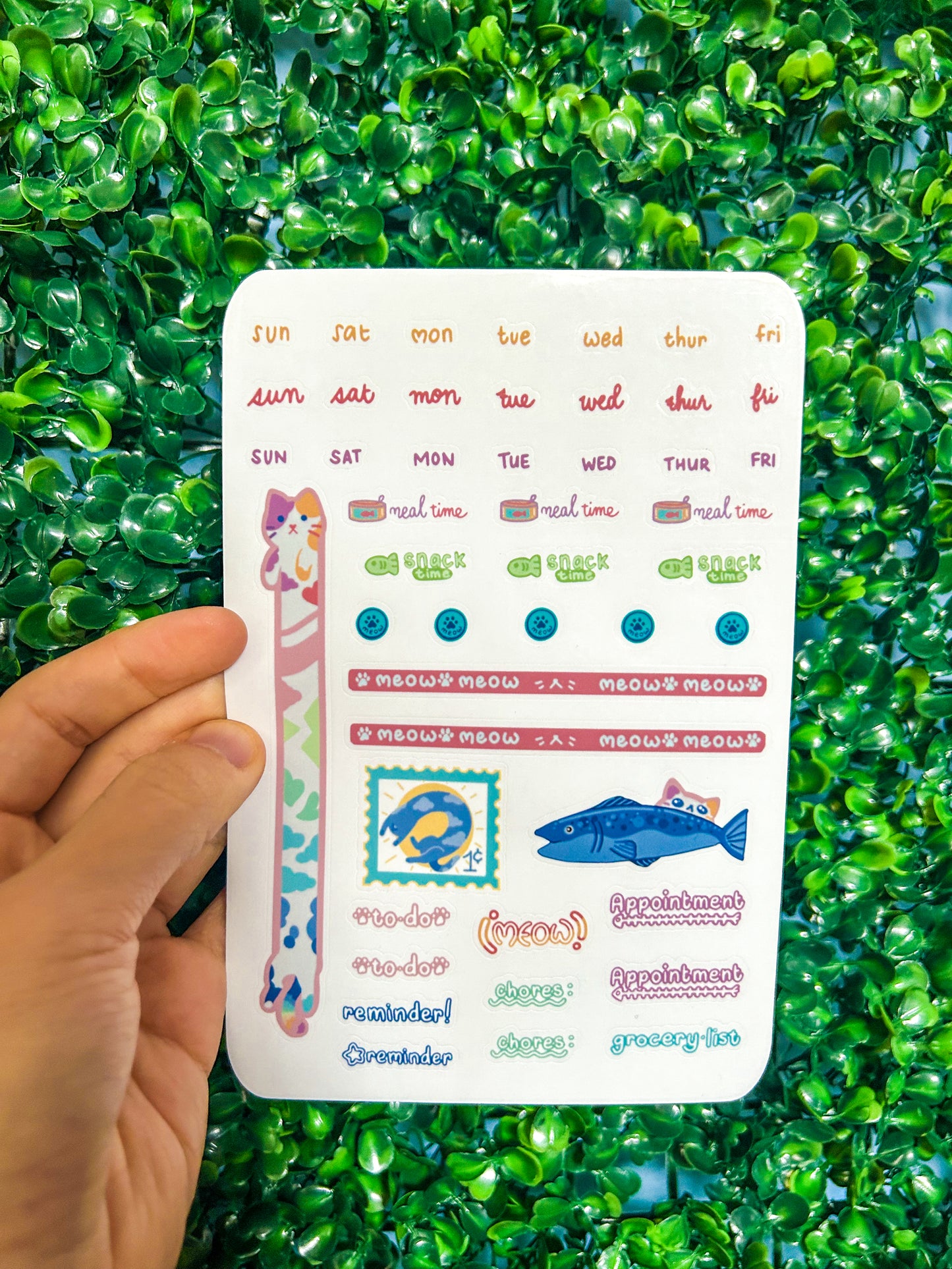 Catoodle Memo Sticker Sheet