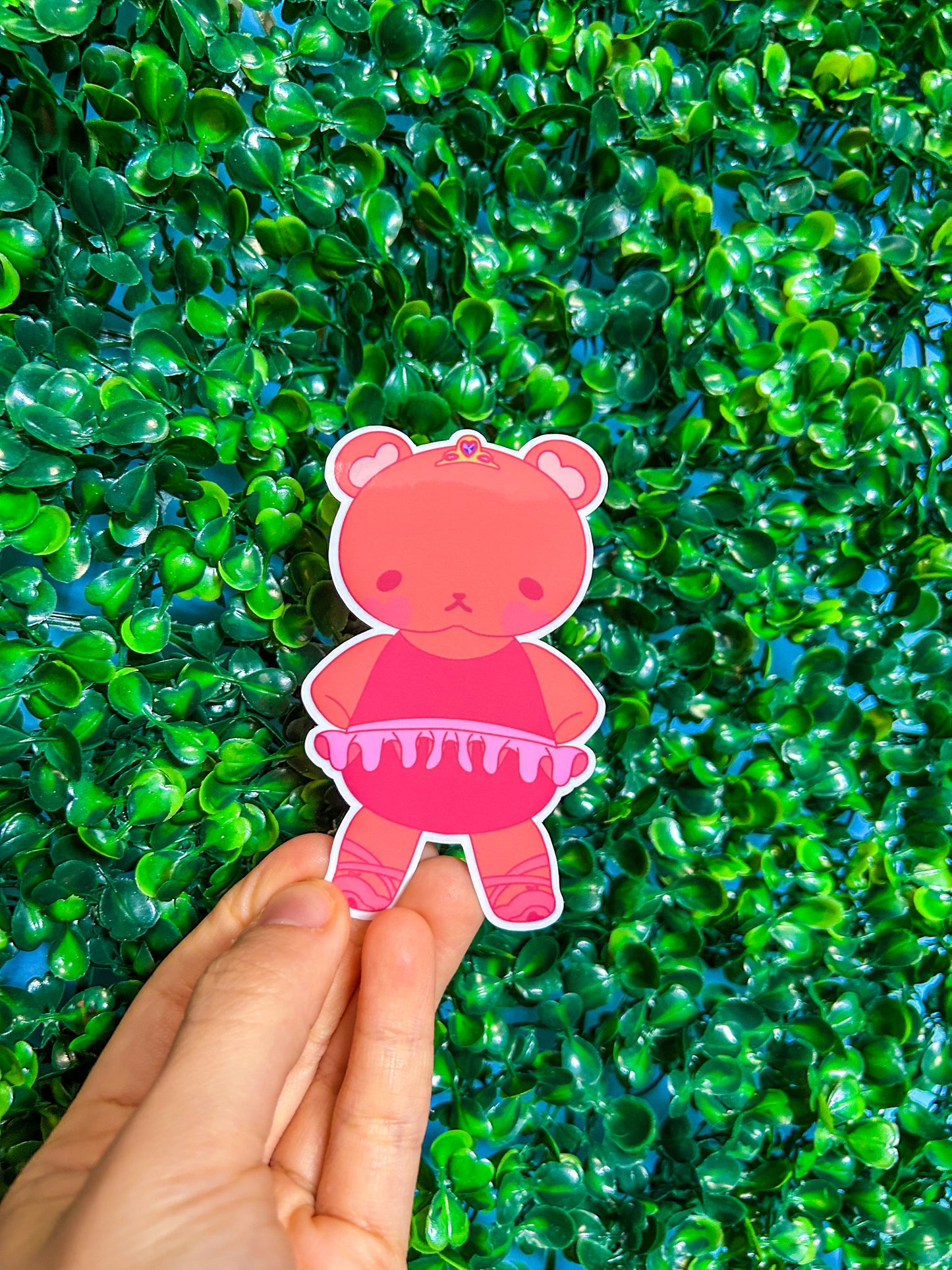 Beary Ballerina Sticker