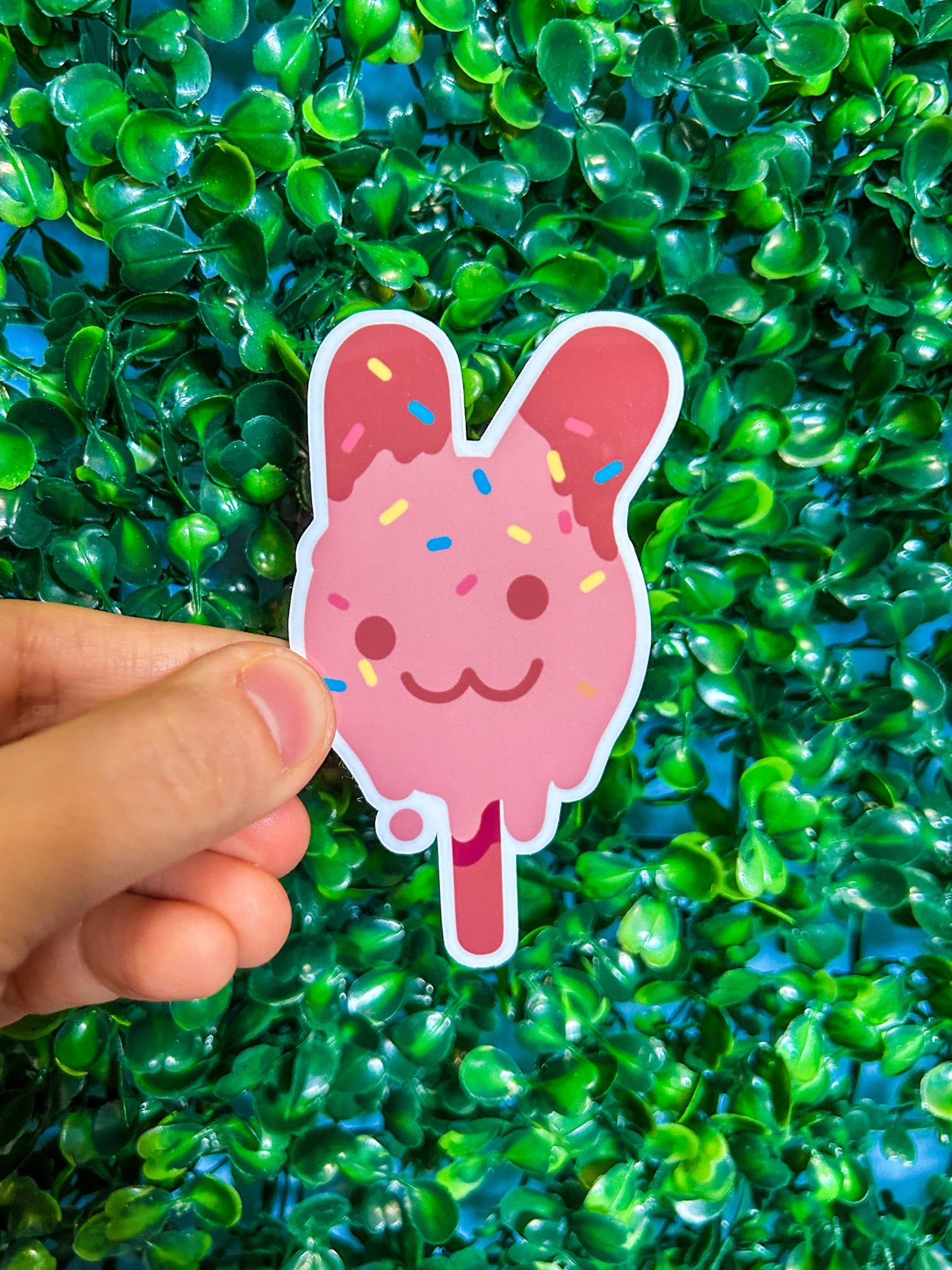 Bunny Popsicle Sticker